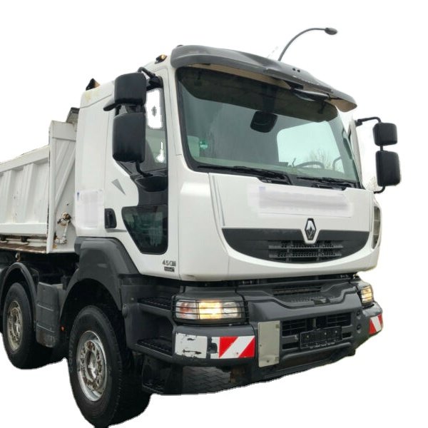 Used 2009 Rena-ult DXI 8x4 Tipper Howo Dump Truck for Sale China Diesel Engine Gross Dimensions Modified Color Double Vehicle CC
